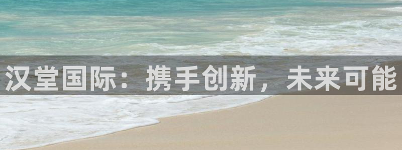 天美娱乐平台负责人：汉堂国际：携手创新，未来可能
